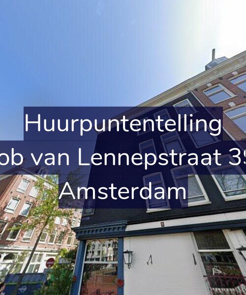 Foto gevel Huurpuntentelling voor Jacob van Lennepstraat 39-2, Amsterdam