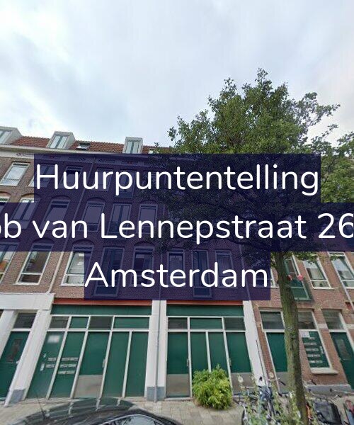 Foto gevel Huurpuntentelling voor Jacob van Lennepstraat 260-B, Amsterdam