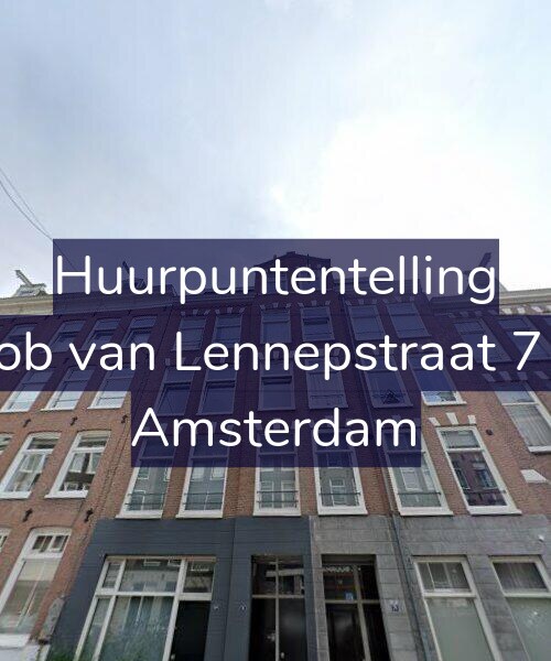Foto gevel Huurpuntentelling voor Jacob van Lennepstraat 71-3, Amsterdam