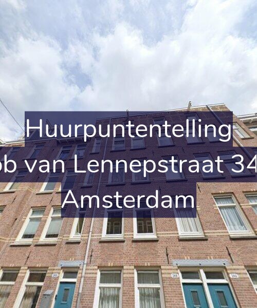 Foto gevel Huurpuntentelling voor Jacob van Lennepstraat 348-3, Amsterdam