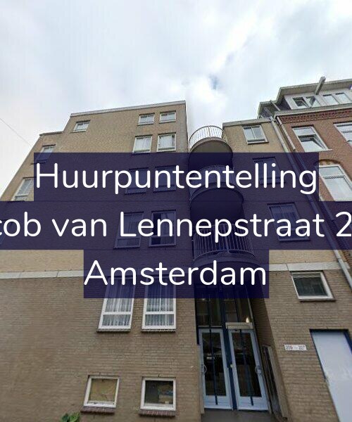 Foto gevel Huurpuntentelling voor Jacob van Lennepstraat 213, Amsterdam