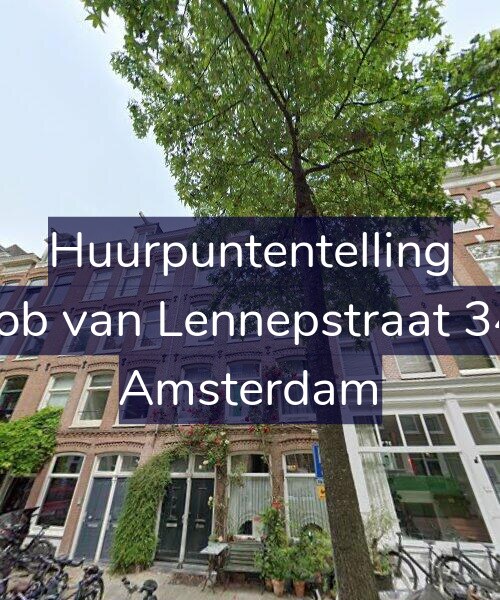 Foto gevel Huurpuntentelling voor Jacob van Lennepstraat 34-1, Amsterdam