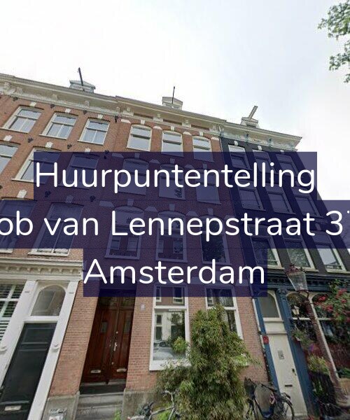 Foto gevel Huurpuntentelling voor Jacob van Lennepstraat 37-1, Amsterdam
