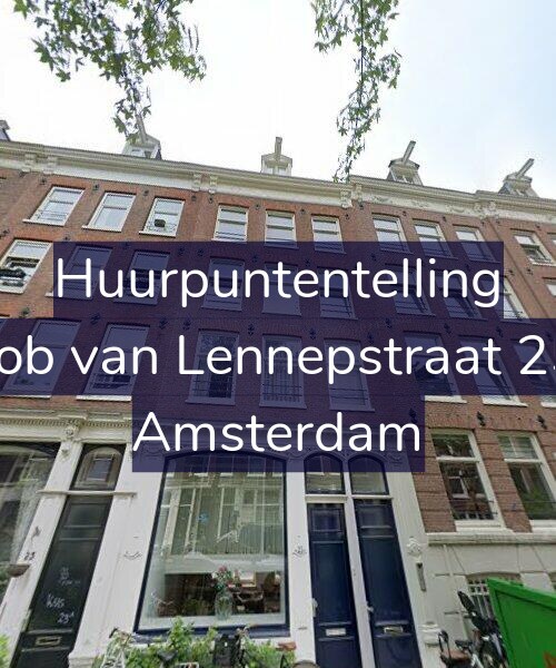 Foto gevel Huurpuntentelling voor Jacob van Lennepstraat 25-E, Amsterdam