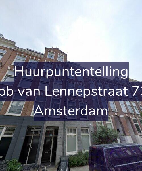 Foto gevel Huurpuntentelling voor Jacob van Lennepstraat 73-4, Amsterdam