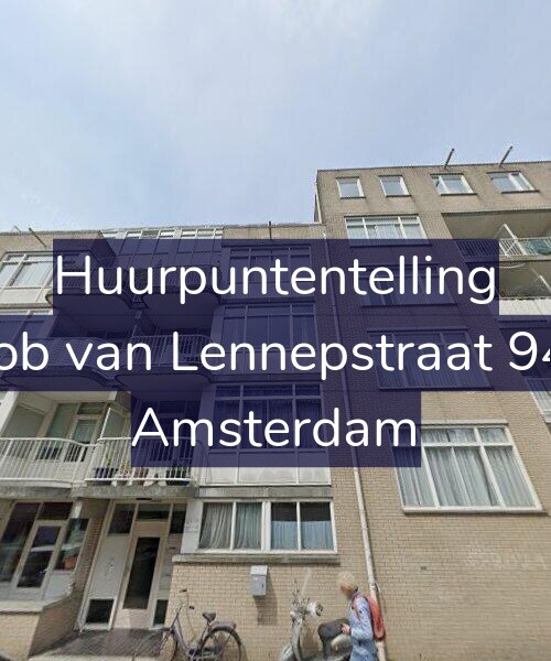 Foto gevel Huurpuntentelling voor Jacob van Lennepstraat 94-A, Amsterdam