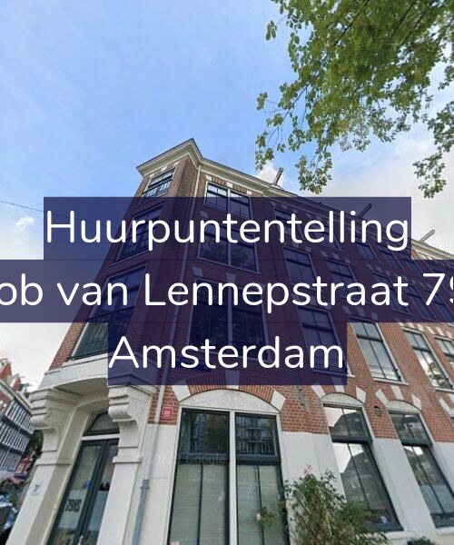 Foto gevel Huurpuntentelling voor Jacob van Lennepstraat 79-3, Amsterdam