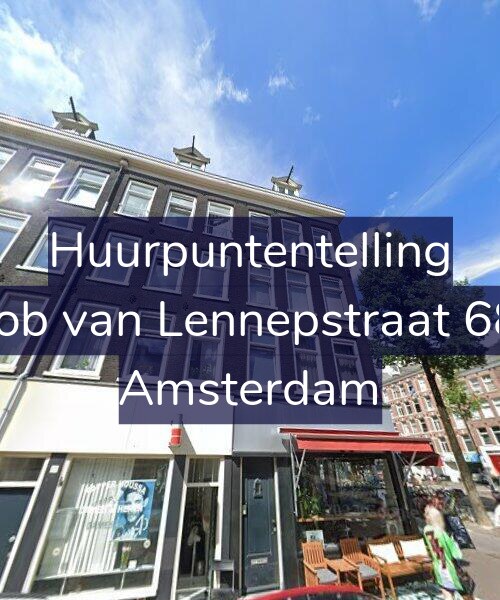 Foto gevel Huurpuntentelling voor Jacob van Lennepstraat 68-3, Amsterdam