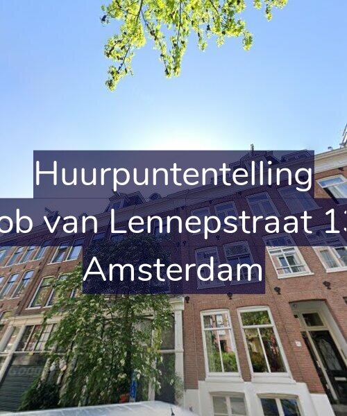 Foto gevel Huurpuntentelling voor Jacob van Lennepstraat 13-2, Amsterdam