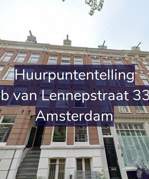 Foto gevel Huurpuntentelling voor Jacob van Lennepstraat 33-1A, Amsterdam