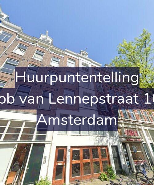 Foto gevel Huurpuntentelling voor Jacob van Lennepstraat 10-4, Amsterdam