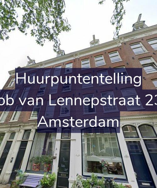 Foto gevel Huurpuntentelling voor Jacob van Lennepstraat 23-G, Amsterdam