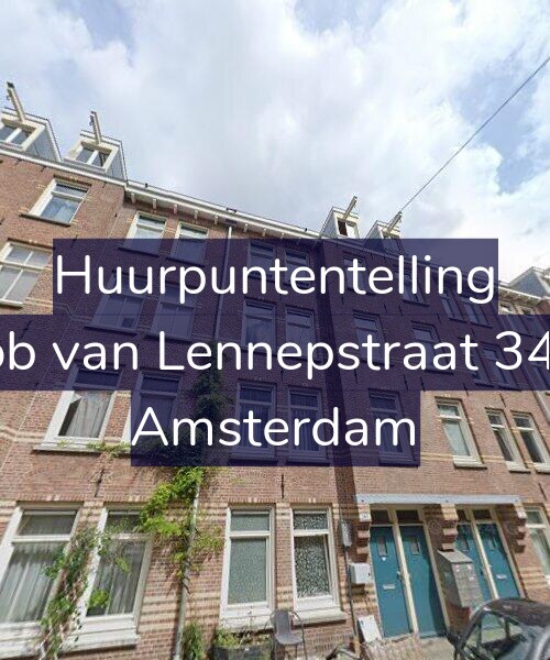 Foto gevel Huurpuntentelling voor Jacob van Lennepstraat 340-1, Amsterdam