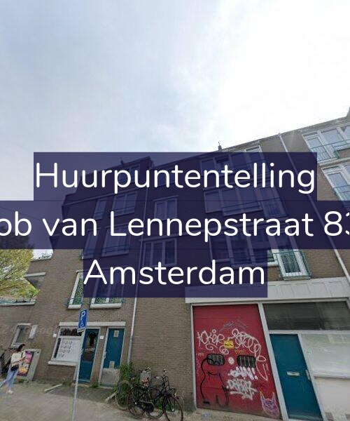 Foto gevel Huurpuntentelling voor Jacob van Lennepstraat 83-B, Amsterdam