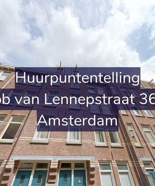 Foto gevel Huurpuntentelling voor Jacob van Lennepstraat 366-3, Amsterdam