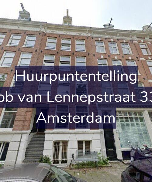 Foto gevel Huurpuntentelling voor Jacob van Lennepstraat 33-H, Amsterdam