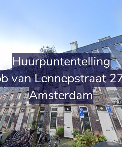 Foto gevel Huurpuntentelling voor Jacob van Lennepstraat 275-K, Amsterdam