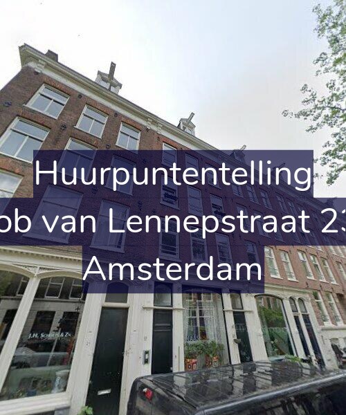 Foto gevel Huurpuntentelling voor Jacob van Lennepstraat 23-C, Amsterdam