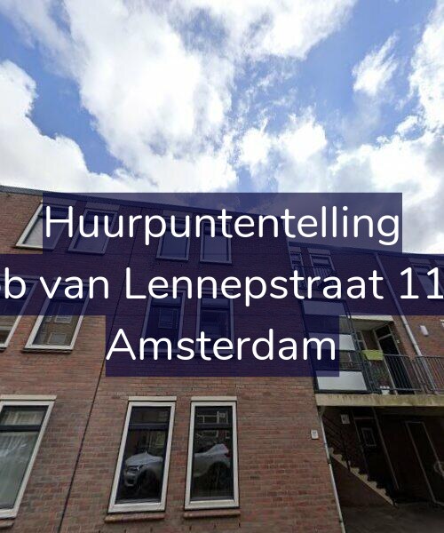 Foto gevel Huurpuntentelling voor Jacob van Lennepstraat 119-A, Amsterdam