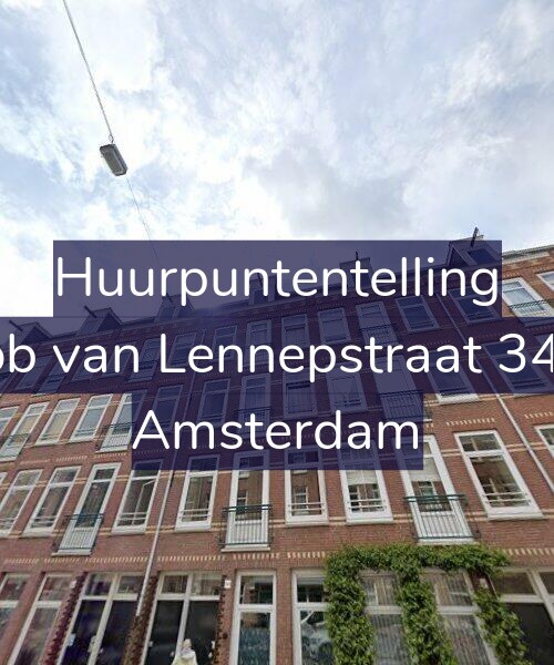 Foto gevel Huurpuntentelling voor Jacob van Lennepstraat 345-3, Amsterdam