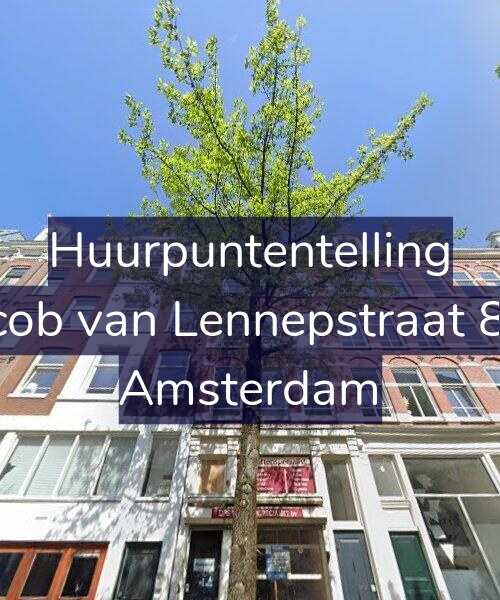 Foto gevel Huurpuntentelling voor Jacob van Lennepstraat 8-2, Amsterdam