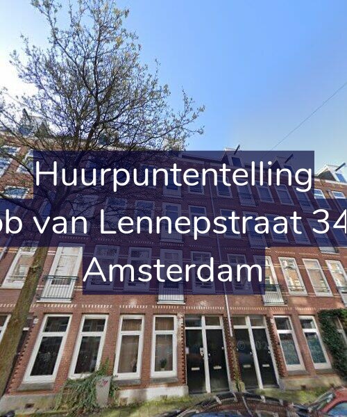Foto gevel Huurpuntentelling voor Jacob van Lennepstraat 343-2, Amsterdam