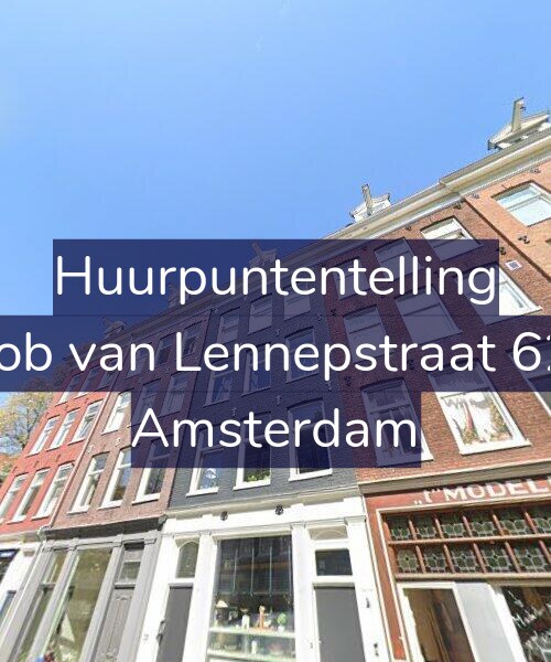 Foto gevel Huurpuntentelling voor Jacob van Lennepstraat 62-2, Amsterdam