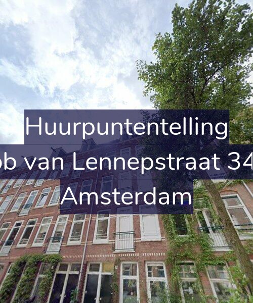 Foto gevel Huurpuntentelling voor Jacob van Lennepstraat 349-3, Amsterdam