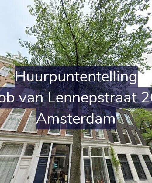 Foto gevel Huurpuntentelling voor Jacob van Lennepstraat 26-3, Amsterdam