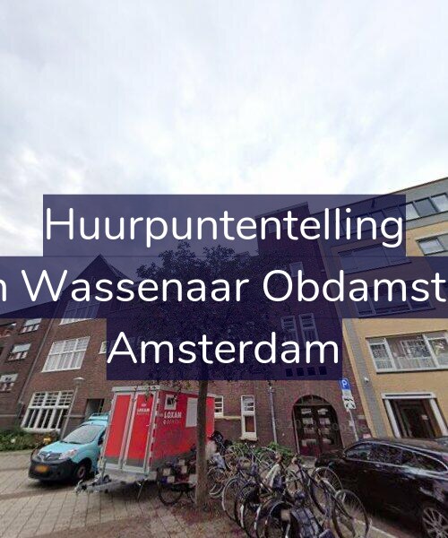 Foto gevel Huurpuntentelling voor Jacob van Wassenaar Obdamstraat 13-F, Amsterdam