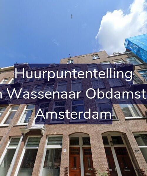 Foto gevel Huurpuntentelling voor Jacob van Wassenaar Obdamstraat 32-3, Amsterdam