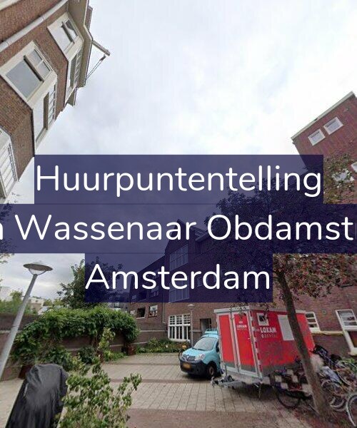 Foto gevel Huurpuntentelling voor Jacob van Wassenaar Obdamstraat 13-B, Amsterdam