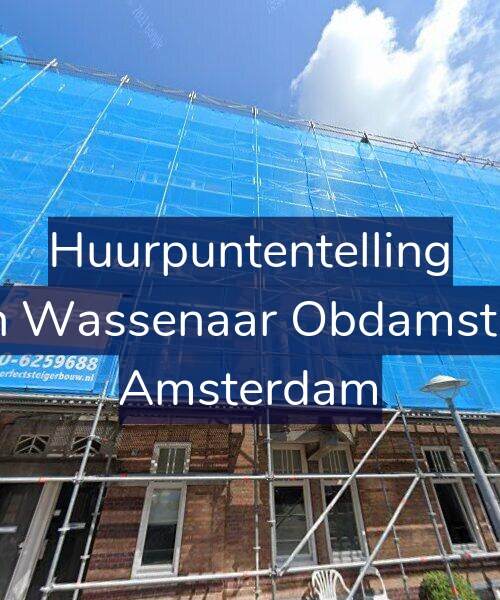 Foto gevel Huurpuntentelling voor Jacob van Wassenaar Obdamstraat 26-1, Amsterdam