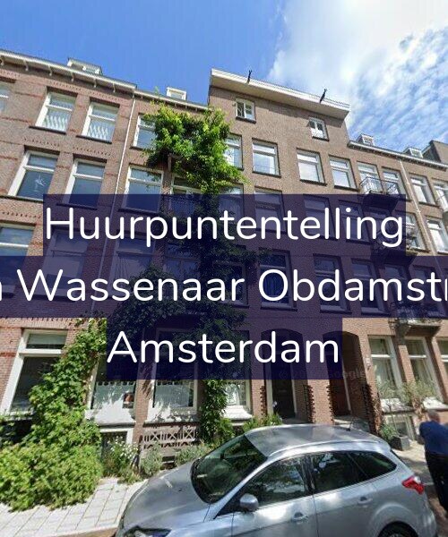 Foto gevel Huurpuntentelling voor Jacob van Wassenaar Obdamstraat 36-H, Amsterdam