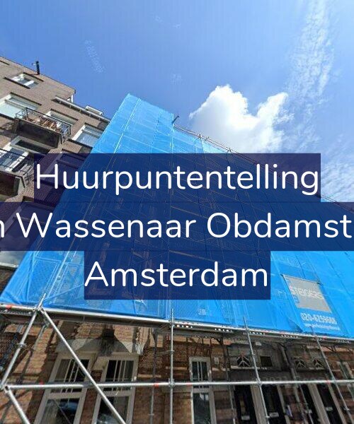 Foto gevel Huurpuntentelling voor Jacob van Wassenaar Obdamstraat 28-2, Amsterdam