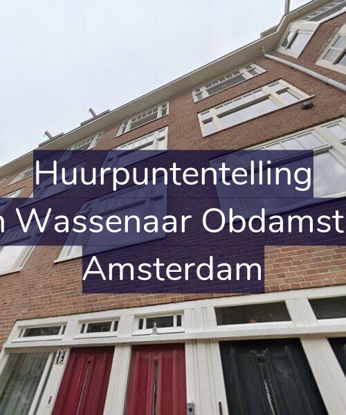 Foto gevel Huurpuntentelling voor Jacob van Wassenaar Obdamstraat 14-3, Amsterdam