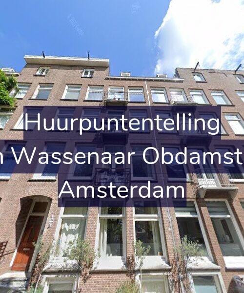 Foto gevel Huurpuntentelling voor Jacob van Wassenaar Obdamstraat 34-1, Amsterdam
