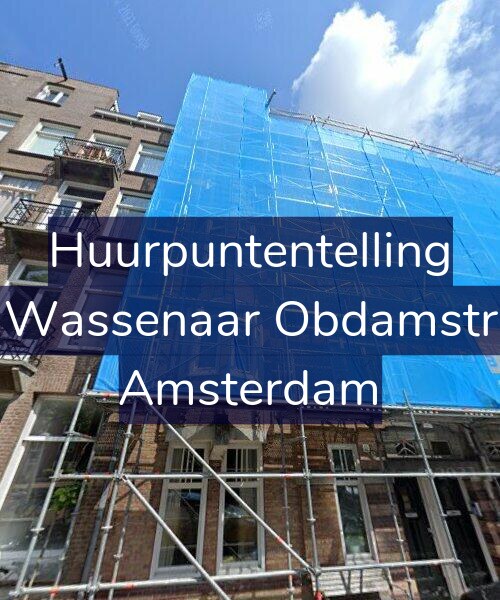 Foto gevel Huurpuntentelling voor Jacob van Wassenaar Obdamstraat 28-4B, Amsterdam