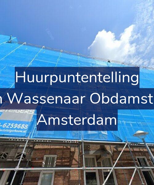 Foto gevel Huurpuntentelling voor Jacob van Wassenaar Obdamstraat 26-2, Amsterdam