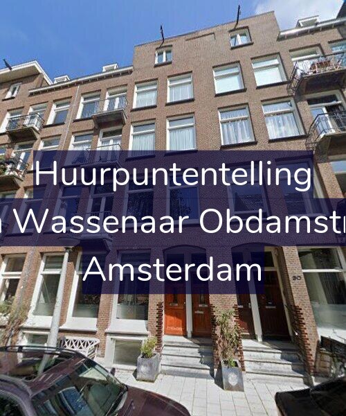Foto gevel Huurpuntentelling voor Jacob van Wassenaar Obdamstraat 32-H, Amsterdam