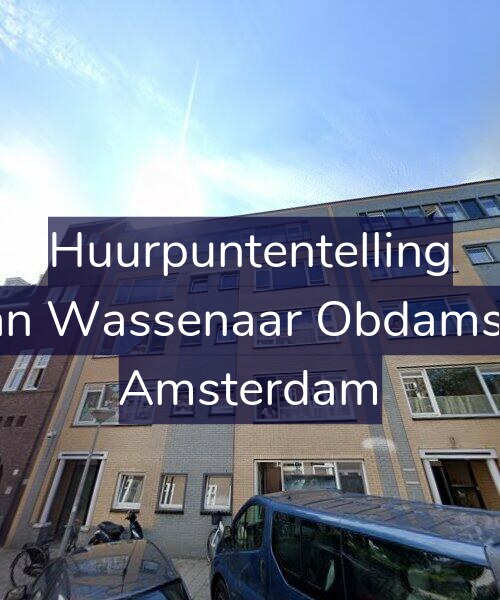 Foto gevel Huurpuntentelling voor Jacob van Wassenaar Obdamstraat 37, Amsterdam