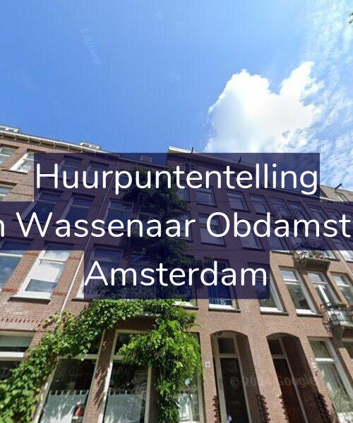 Foto gevel Huurpuntentelling voor Jacob van Wassenaar Obdamstraat 36-3, Amsterdam