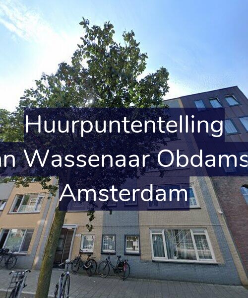 Foto gevel Huurpuntentelling voor Jacob van Wassenaar Obdamstraat 57, Amsterdam