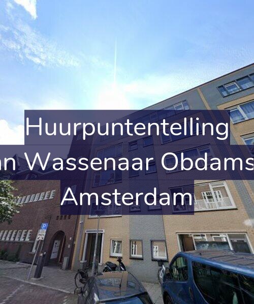 Foto gevel Huurpuntentelling voor Jacob van Wassenaar Obdamstraat 49, Amsterdam
