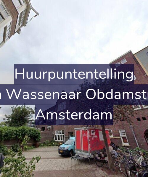 Foto gevel Huurpuntentelling voor Jacob van Wassenaar Obdamstraat 13-C, Amsterdam