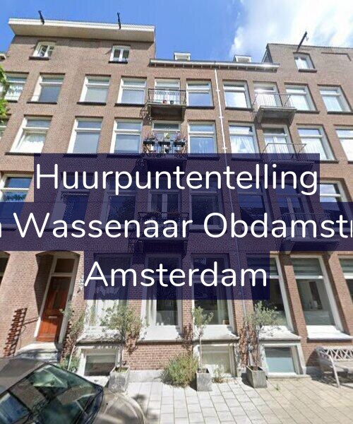 Foto gevel Huurpuntentelling voor Jacob van Wassenaar Obdamstraat 34-H, Amsterdam