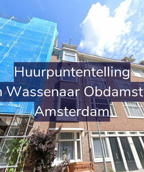 Foto gevel Huurpuntentelling voor Jacob van Wassenaar Obdamstraat 18-1, Amsterdam