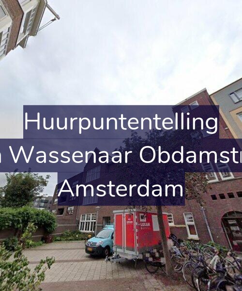 Foto gevel Huurpuntentelling voor Jacob van Wassenaar Obdamstraat 13-D, Amsterdam