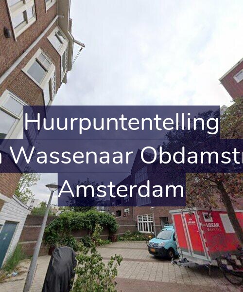 Foto gevel Huurpuntentelling voor Jacob van Wassenaar Obdamstraat 13-A, Amsterdam