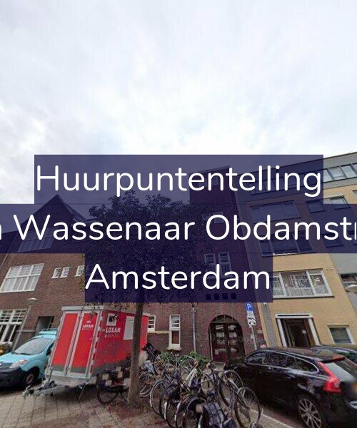 Foto gevel Huurpuntentelling voor Jacob van Wassenaar Obdamstraat 13-H, Amsterdam